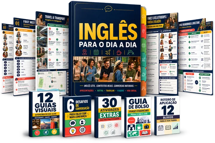 Inglês para o Dia a Dia — material completo com bônus