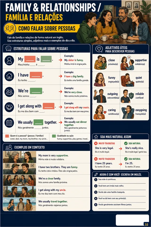 Family and Relationships: como falar sobre pessoas